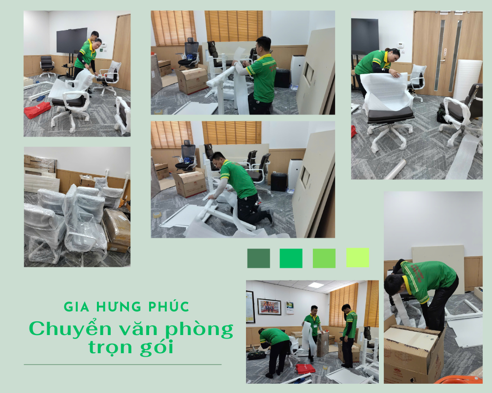 Gia Hưng Phúc thực hiện chuyển văn phòng  trọn gói đi Hà Nội cho Quý công ty